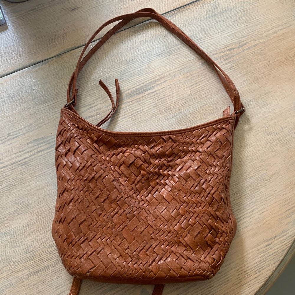 Greta hobo 100% genuine leather purse converting to backpack